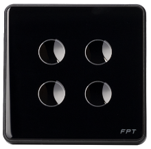 Công tắc cảm ứng 4 nút vuông Athena